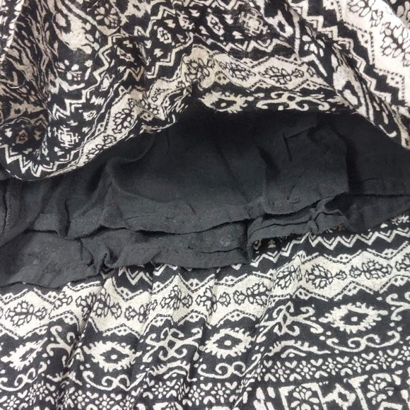 Summer Dress Butterfly Sleeve Long Loose Comfy Top Dress Black/Beige Size XL - Picture 12 of 12